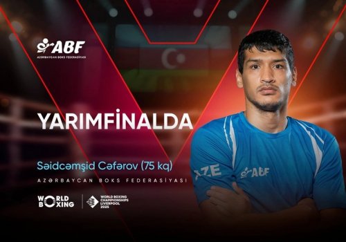Daha bir boksçumuz DÇ-də yarımfinala vəsiqə qazandı