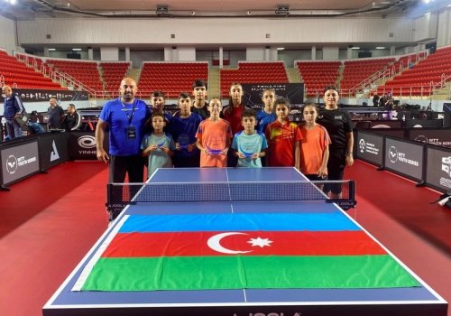 Stolüstü tennisçilərdən beynəlxalq turnirdə 5 medal