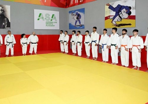 Yenilənmiş cüdo zalı istifadəyə verildi