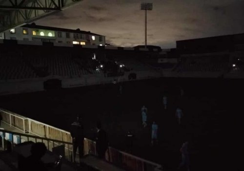 “Sabah”ın oyununda stadion qaranlığa qərq oldu