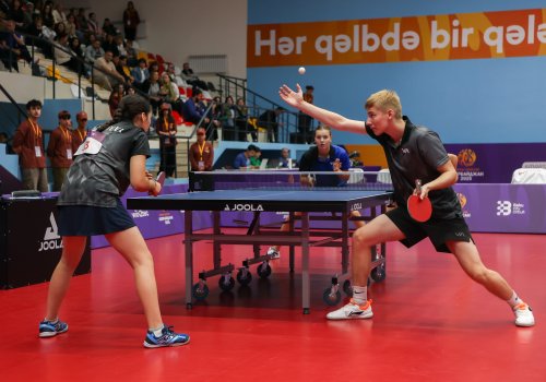 MDB Oyunları: Stolüstü tennis yarışlarının qalibi bilindi