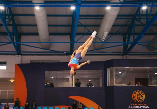 MDB Oyunlarında gimnastika yarışlarına start verildi