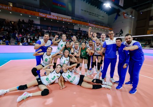 MDB Oyunları: Qadınlardan ibarət voleybol millimiz yarımfinalda!