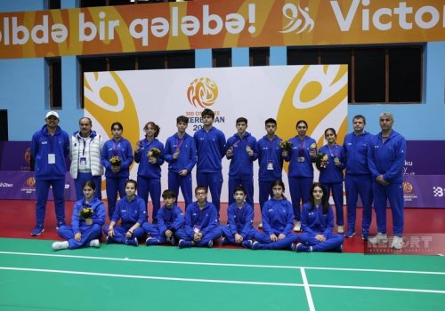 Azərbaycan badmintonçuları III MDB Oyunlarında 7 medal qazanıblar