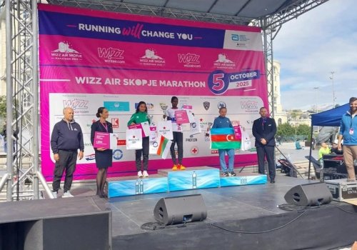Azərbaycan atletindən Şimali Makedoniyada gümüş medal
