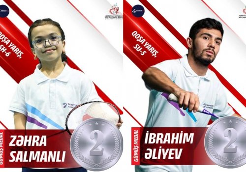 Azərbaycan parabadmintonçuları AÇ-ni 2 medalla başa vurdular