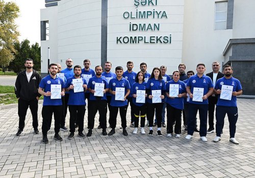 Şəkidə UEFA-nın D kateqoriyalı məşqçi kursu başa çatıb