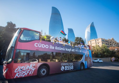Bakıda Ümumdünya Cüdo Günü ilə əlaqədar “Şəhər turu”