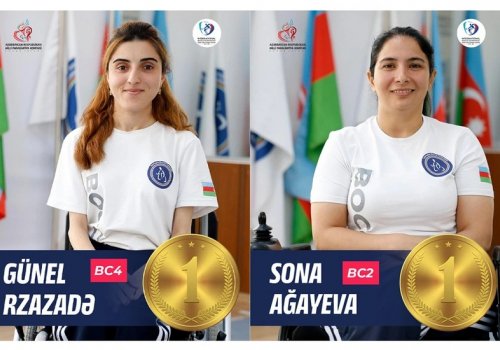 Azərbaycan paralimpiyaçıları Qazaxıstanda 5 qızıl medal qazanıblar