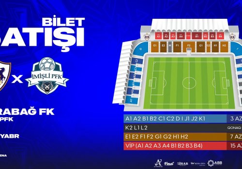 “Qarabağ”ın “İmişli” ilə oyununun biletləri satışa çıxarılır