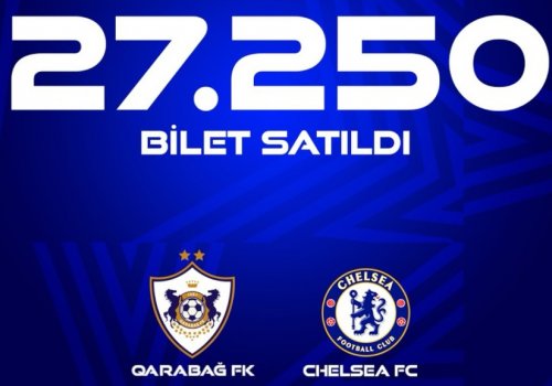 ÇL: “Qarabağ”ın oyununa 27 250 bilet satılıb