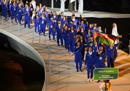 İdmançılarımız İslamiadanın açılış mərasimində iştirak ediblər