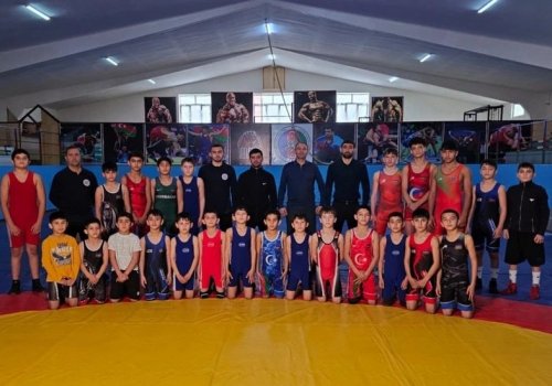 Şəmkirdə güləş zalı istifadəyə verilib