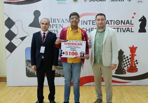 Şirvanda beynəlxalq şahmat festivalının qalibləri müəyyənləşdi