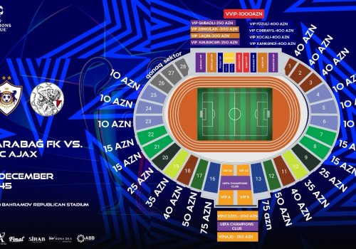 “Qarabağ" - "Ayaks" oyununun biletləri satışa çıxarıldı
