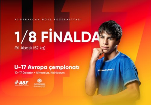 Əli Abaslı Avropa çempionatında ilk qələbəsini qazandı