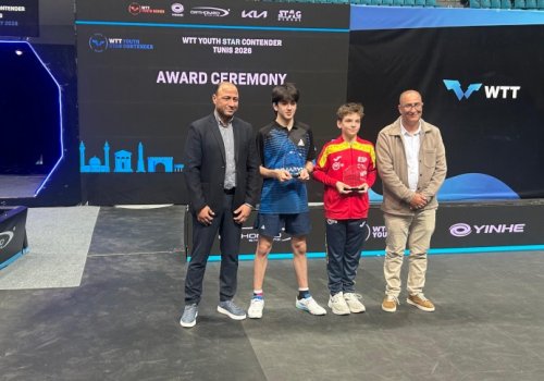 Stolüstü tennisçimiz beynəlxalq yarışı iki mükafatla başa vurdu