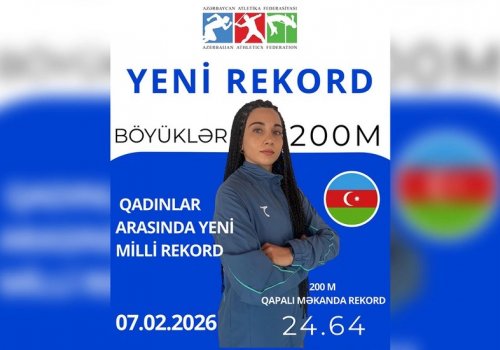 Vəliyeva Azərbaycan rekorduna imza atdı