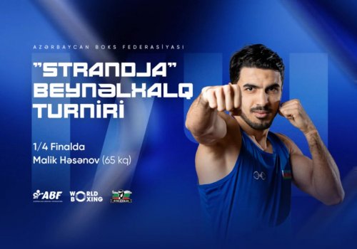 Daha bir boksçumuz beynəlxalq turnirin 1/4 finalında