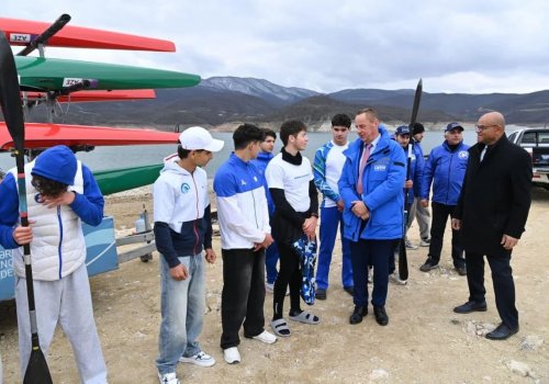 Beynəlxalq kanoe federasiyalarının rəhbərləri Sərsəng su anbarında