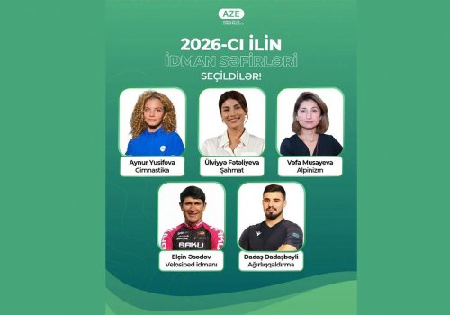 Azərbaycanın 2026-cı il üzrə &ldquo;İdman səfirləri&rdquo; müəyyənləşdi