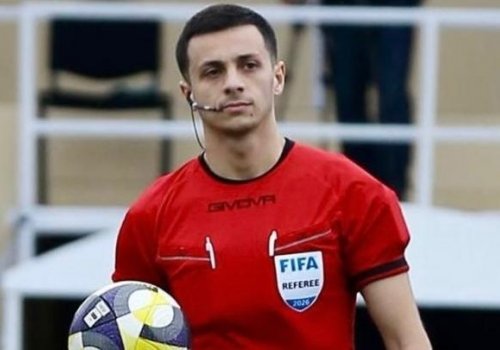 Azərbaycanlı FİFA referisi ilk dəfə beynəlxalq oyunu idarə etdi