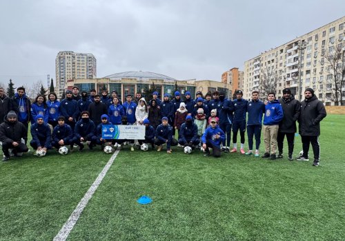 "Qarabağ"ın U-19 komandasından uşaqlarla görüş