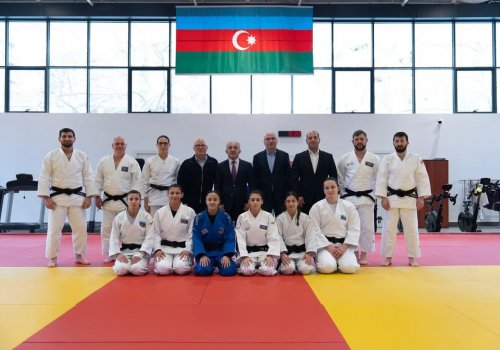 AÇ-yə qatılacaq Azərbaycan cüdoçuları ilə görüş keçirildi