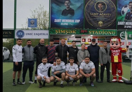 Zaqatalada həvəskarlar arasında mini futbol turniri başlayıb