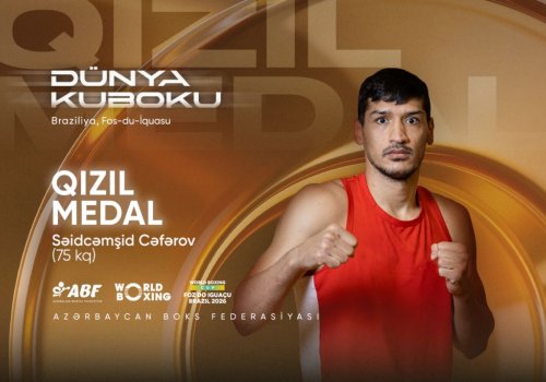 Cəfərovdan dünya kubokunda qızıl medal