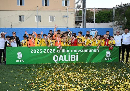 U-13 Liqasının qalibləri mükafatlandırıldı